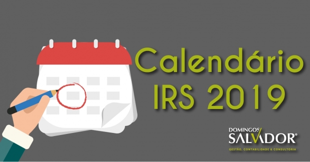 Calendário de IRS 2019