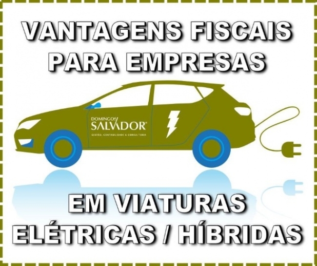 Vantagens fiscais na compra de viaturas elétricas ou híbridas plug-in