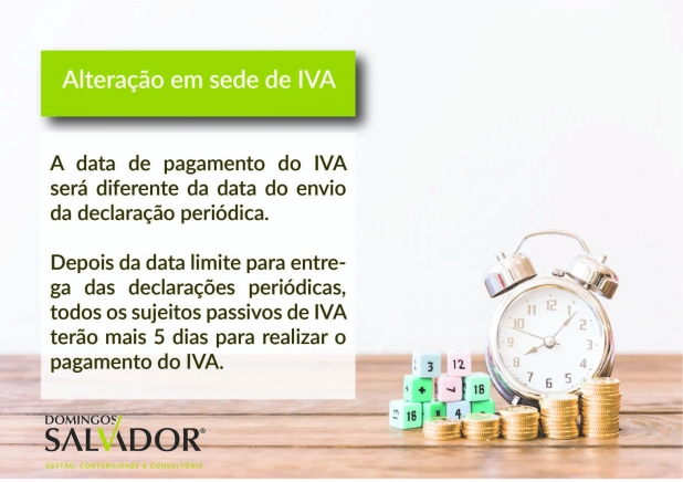 Alterações em sede de IVA