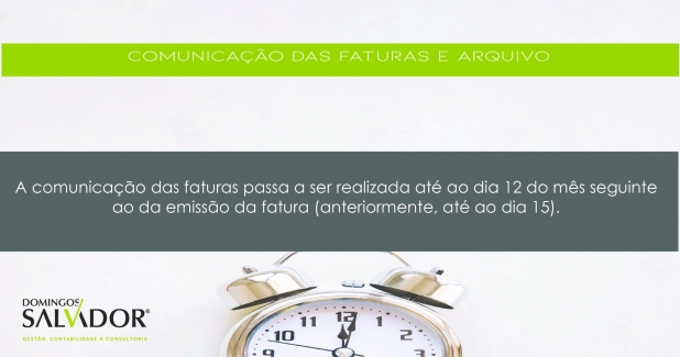 Obrigação de comunicação de faturas