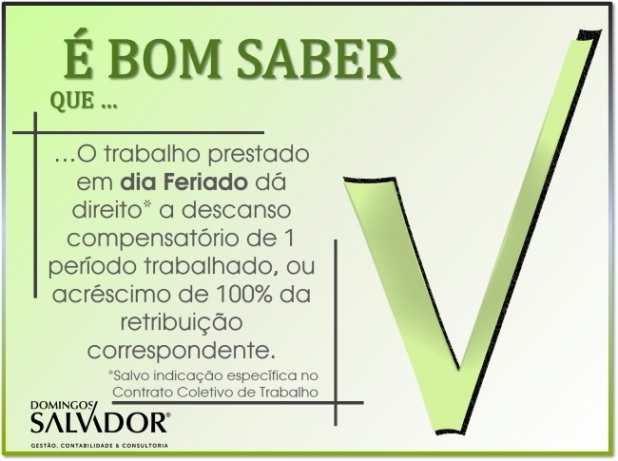 Compensação de feriados