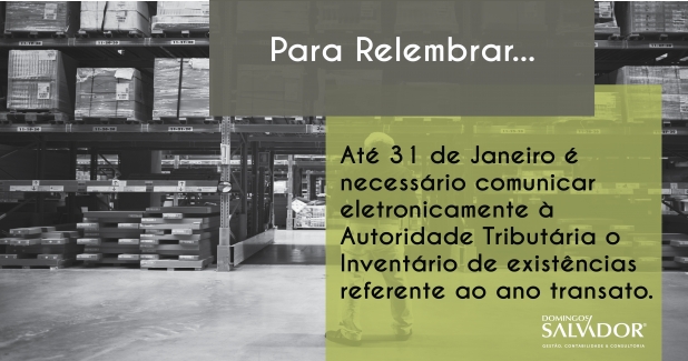 7 Informações sobre a comunicação do Inventário à Autoridade Tributária que deve saber